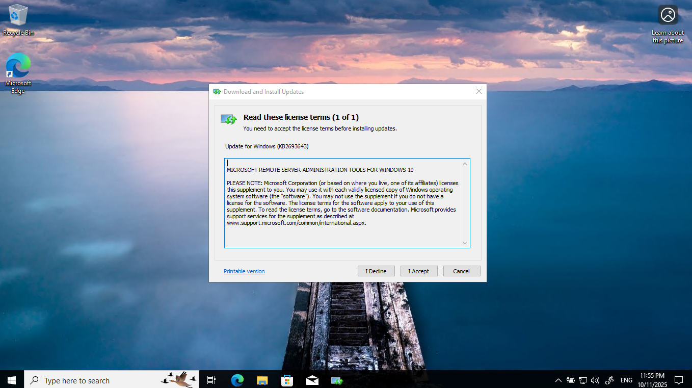 RSAT installation on client